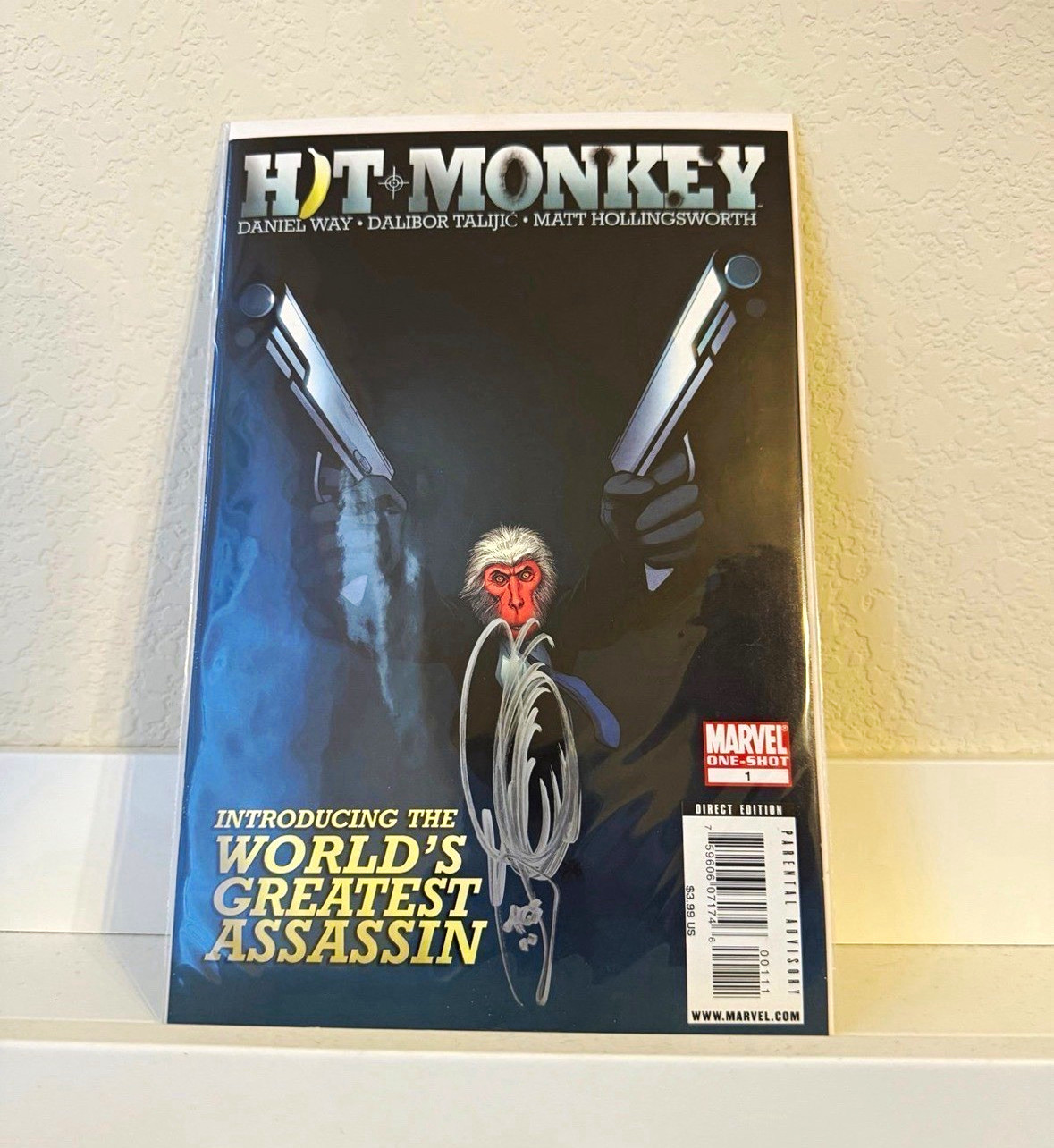 Marvel Comics Hit-Monkey #1 One-Shot Direct Autographed by Daniel Way