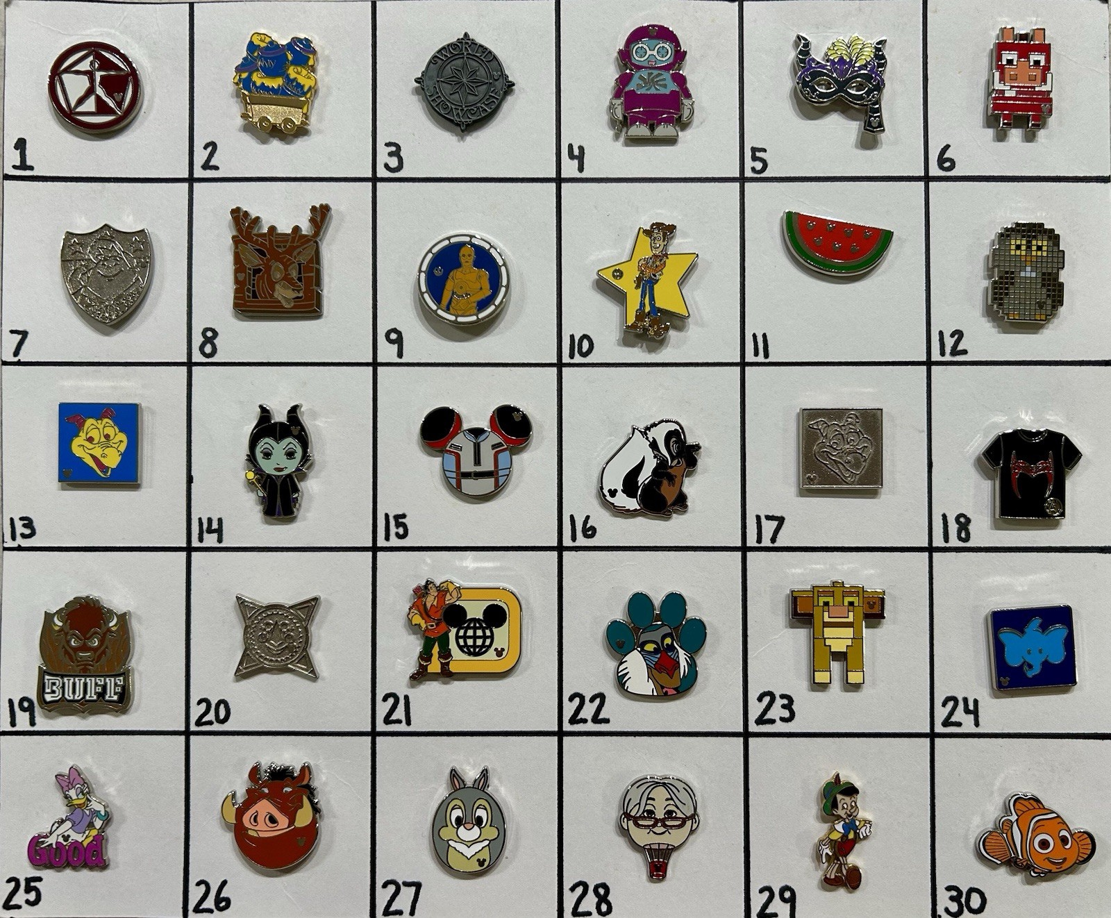Rare Disney Hidden Mickey Pins- Choose 3 For $21.98 Excellent Condition HTF