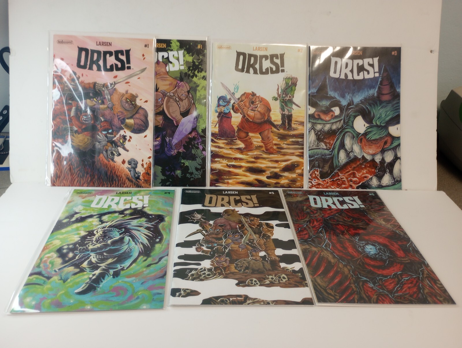 Orcs #1 - 6 Kaboom Comics by Christine Larsen 2021 plus #1 variant