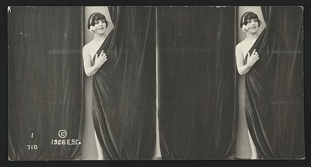 Photo:1926 The Temptress Clara Bow Silent Film Stills Double Exposure