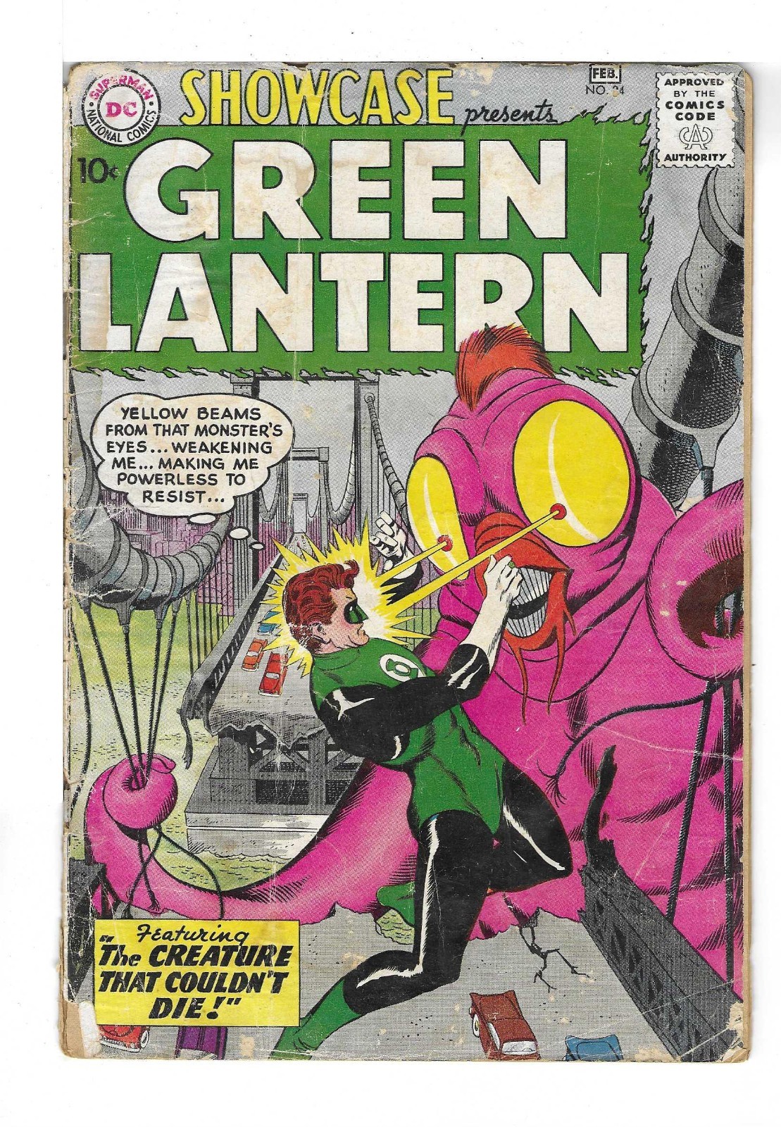 SHOWCASE #24 --- 3RD APP GREEN LANTERN DC Comics 1960 FR