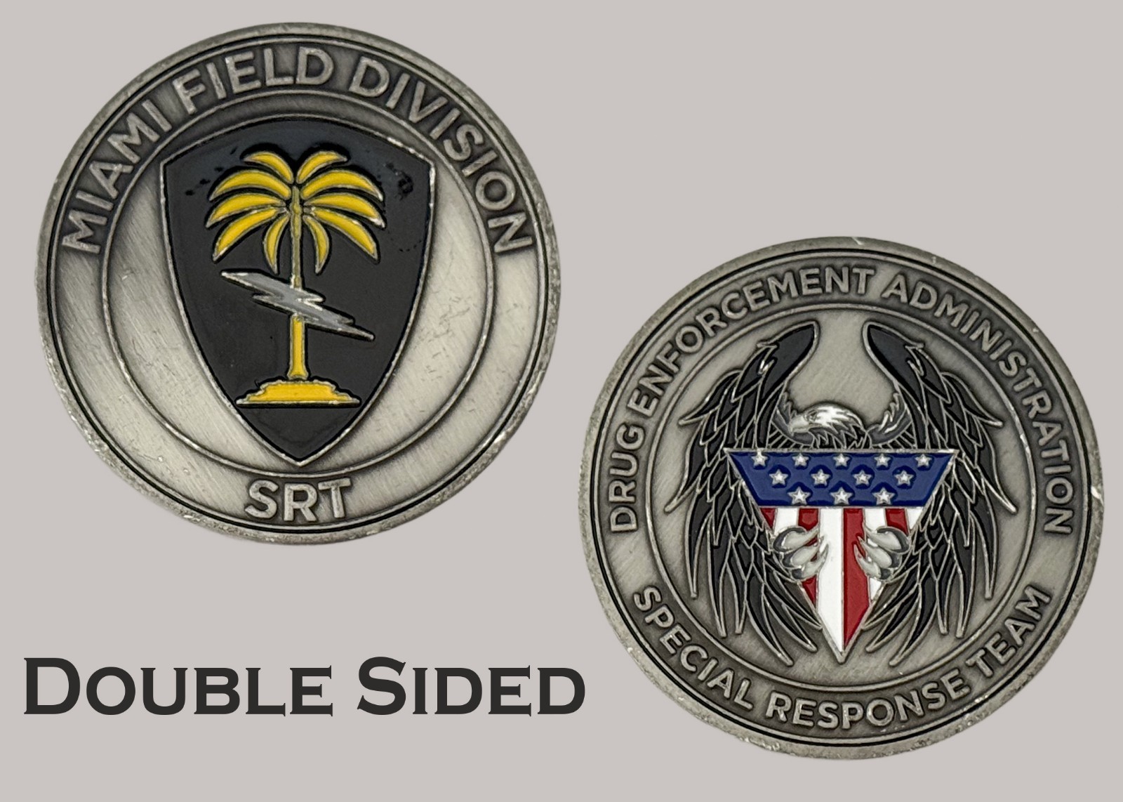 DEA Miami Field Division Special Response Team Challenge Coin  J#29