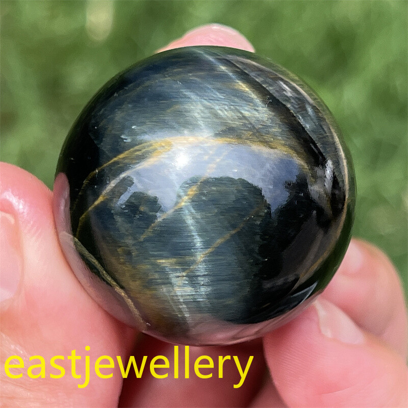 29mm+ 1pc Natural Blue Tiger’s Eye Jasper sphere quartz crystal Ball Random 1pc
