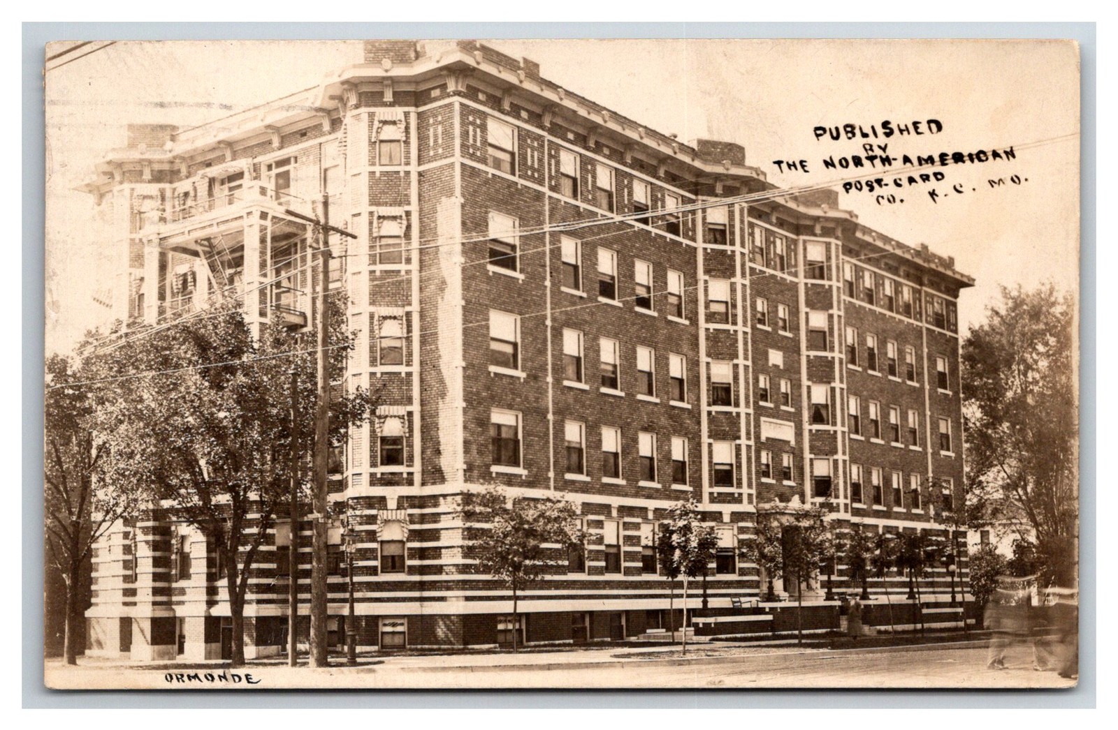 RPPC Kansas City MO ~ Apartment building street view