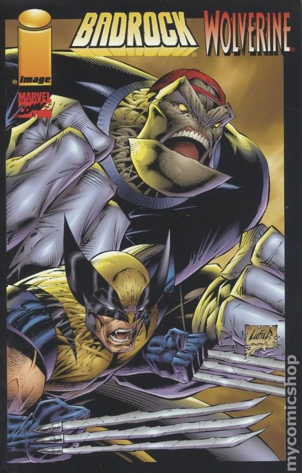 Badrock Wolverine 1B Liefeld Variant NM 1996 Stock Image