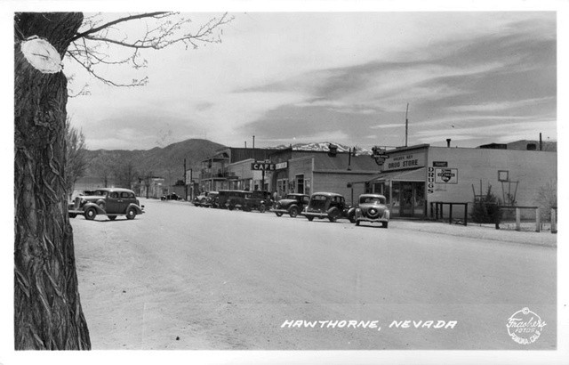 Hawthorne, Nevada 1950s OLD PHOTO