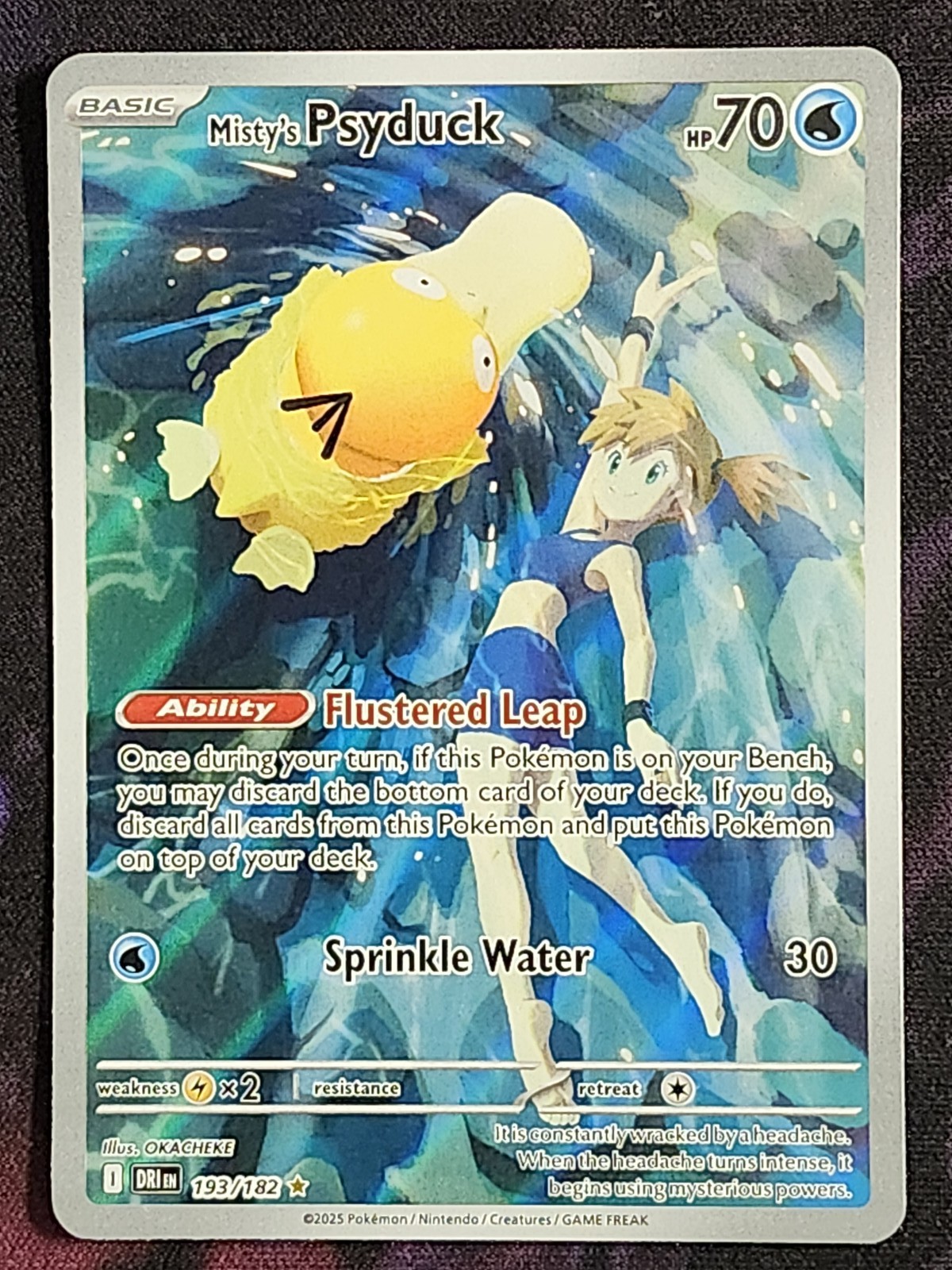Pokemon Misty's Psyduck 193/182 Destined Rivals DRI