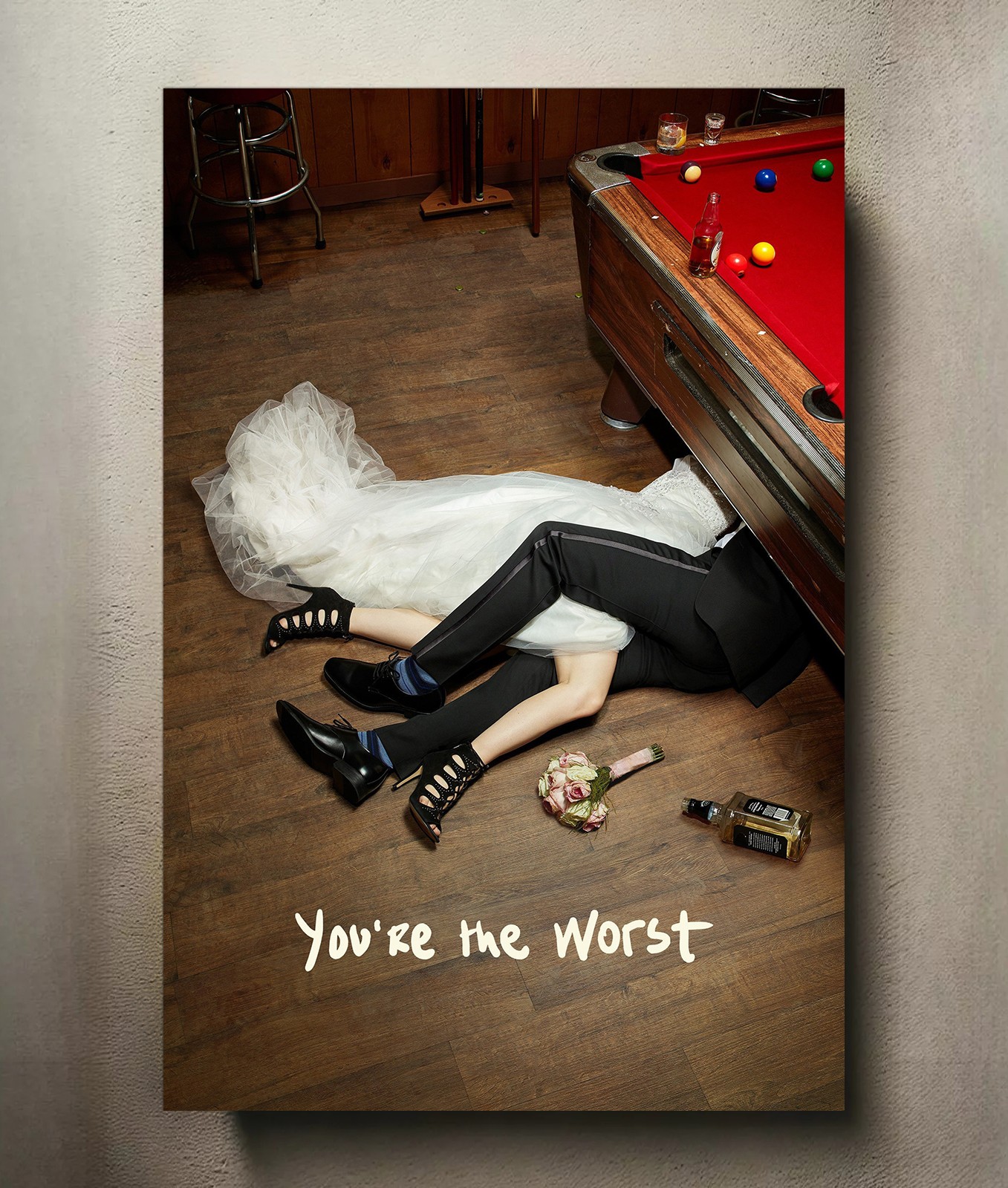 You\'re the Worst 8x12 Metal TV Show Poster Sign