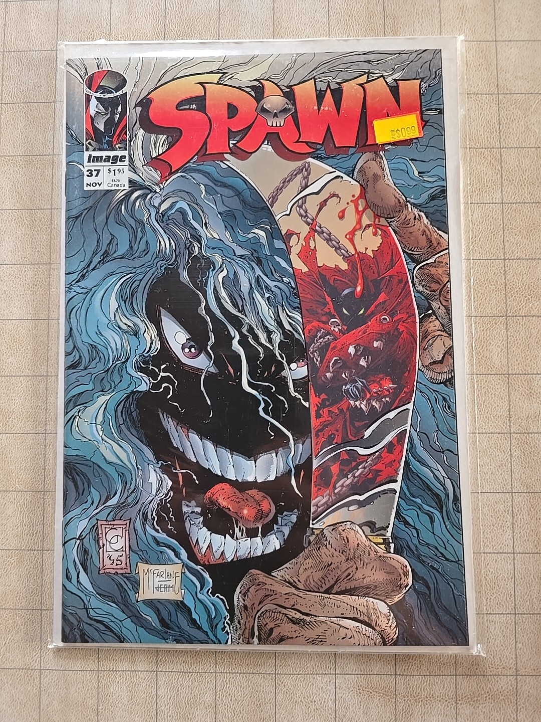💥Spawn The Freak Todd McFarlane Greg Capullo First Printing #37