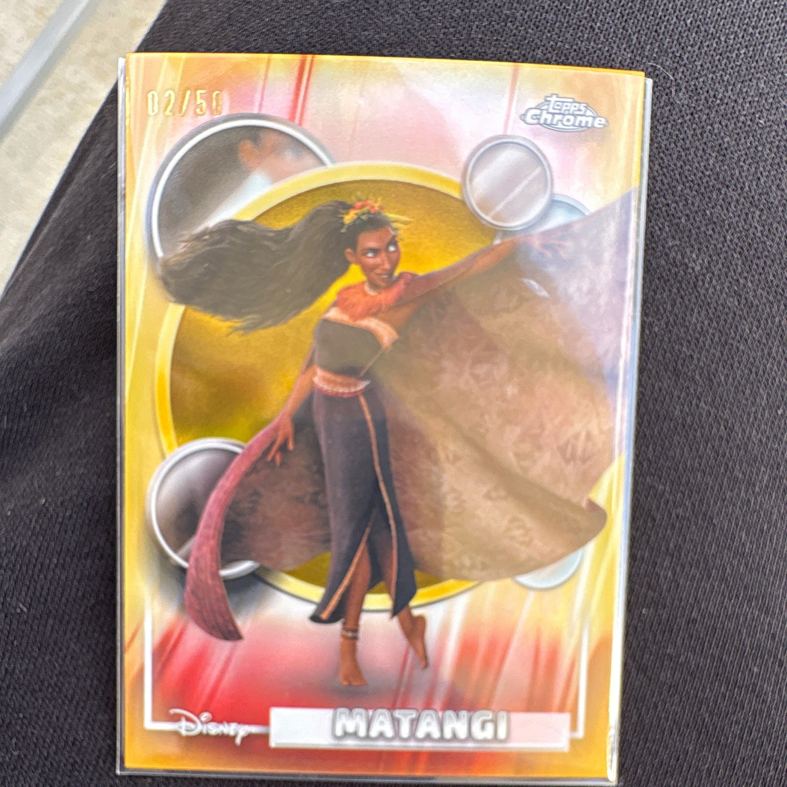 Topps 2026 Topps Chrome Disney Moana Matangi Card #12 Serial #/50