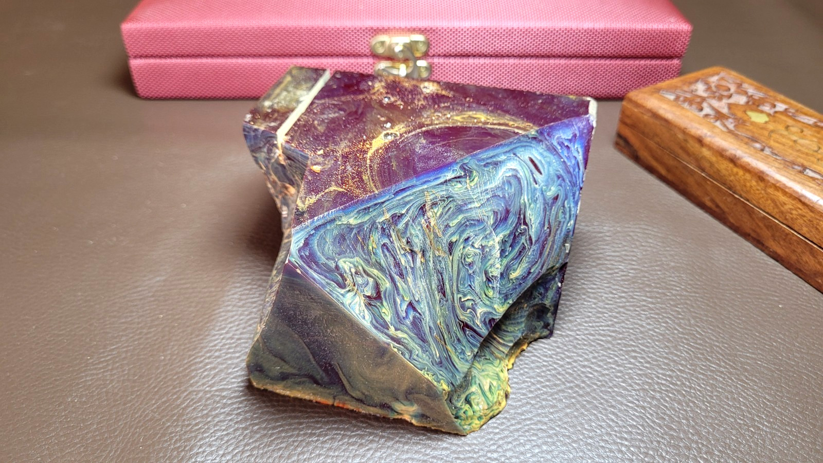 Original Amber Bakelite block for Making Prayer Beads, Rosary, Tasbih, Misbaha