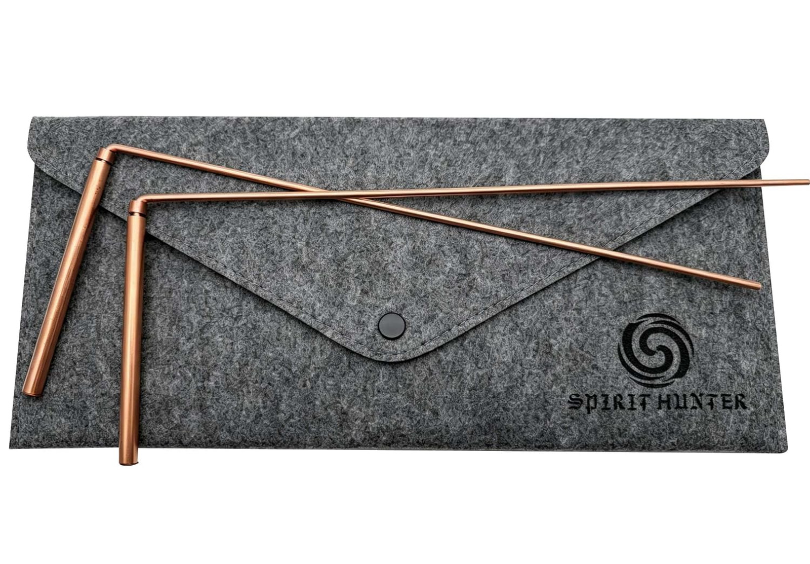 Copper Dowsing Rods 99.9% Pure Copper Handheld Divining Rods for Water, Gold