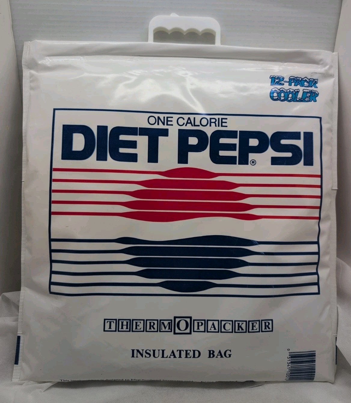 Vintage 1980s Pepsi & Diet Pepsi Double Sided Thermopacker Insulated Cooler Bag