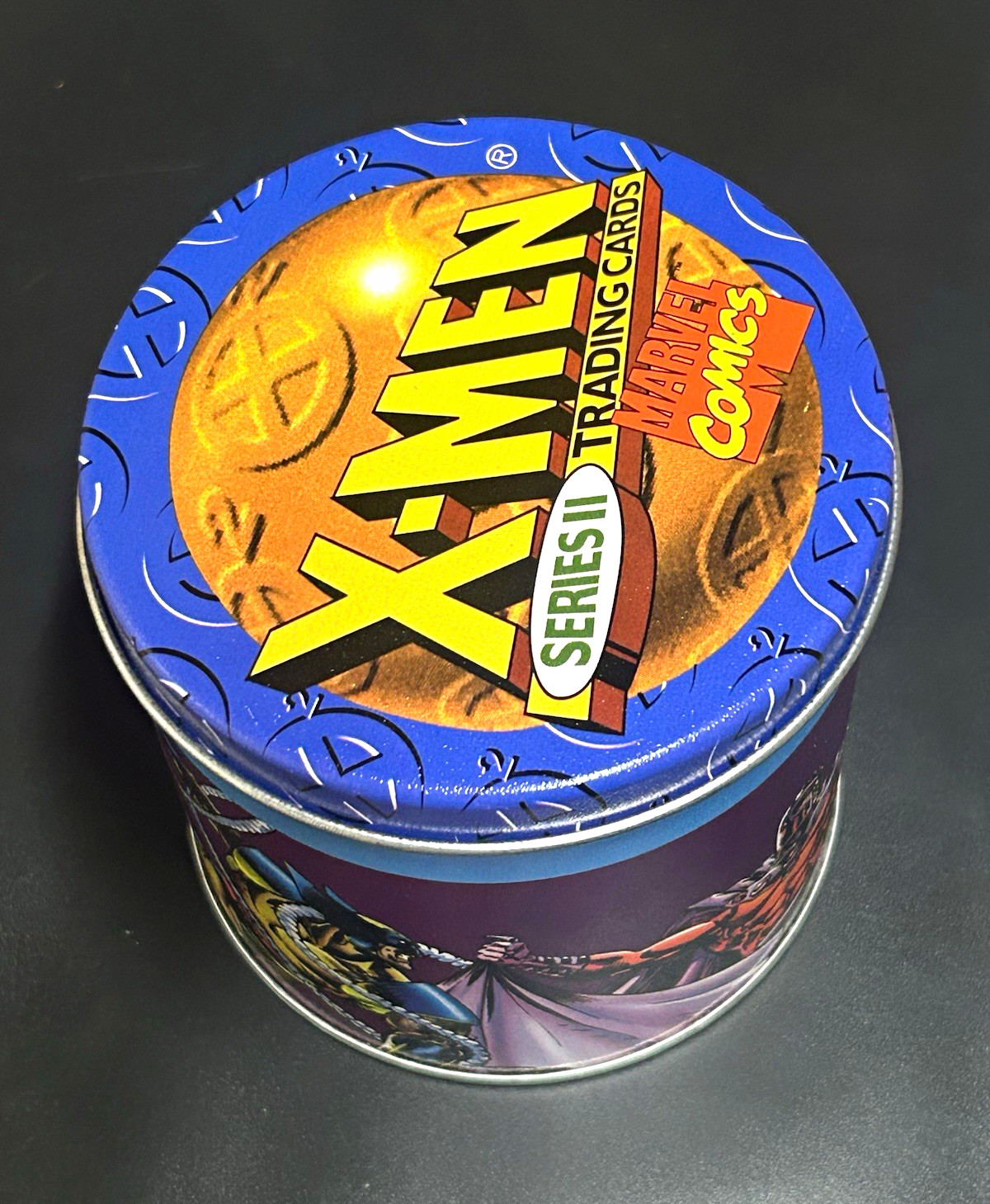 1993 SkyBox X-Men Series II Complete Set 9 Gold Foil 3 Hologram Tin #01703 MINT
