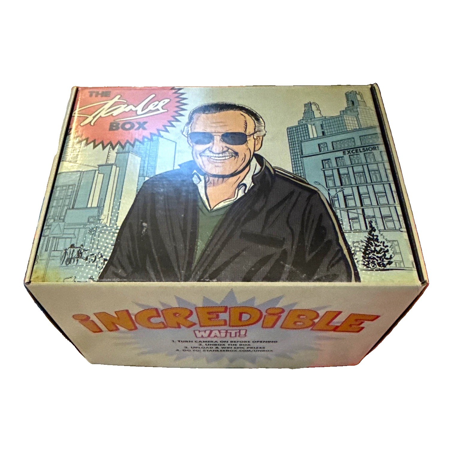 The Stan Lee Box Premier Launch Edition COMPLETE Box Set w/ Nuff Said Hat