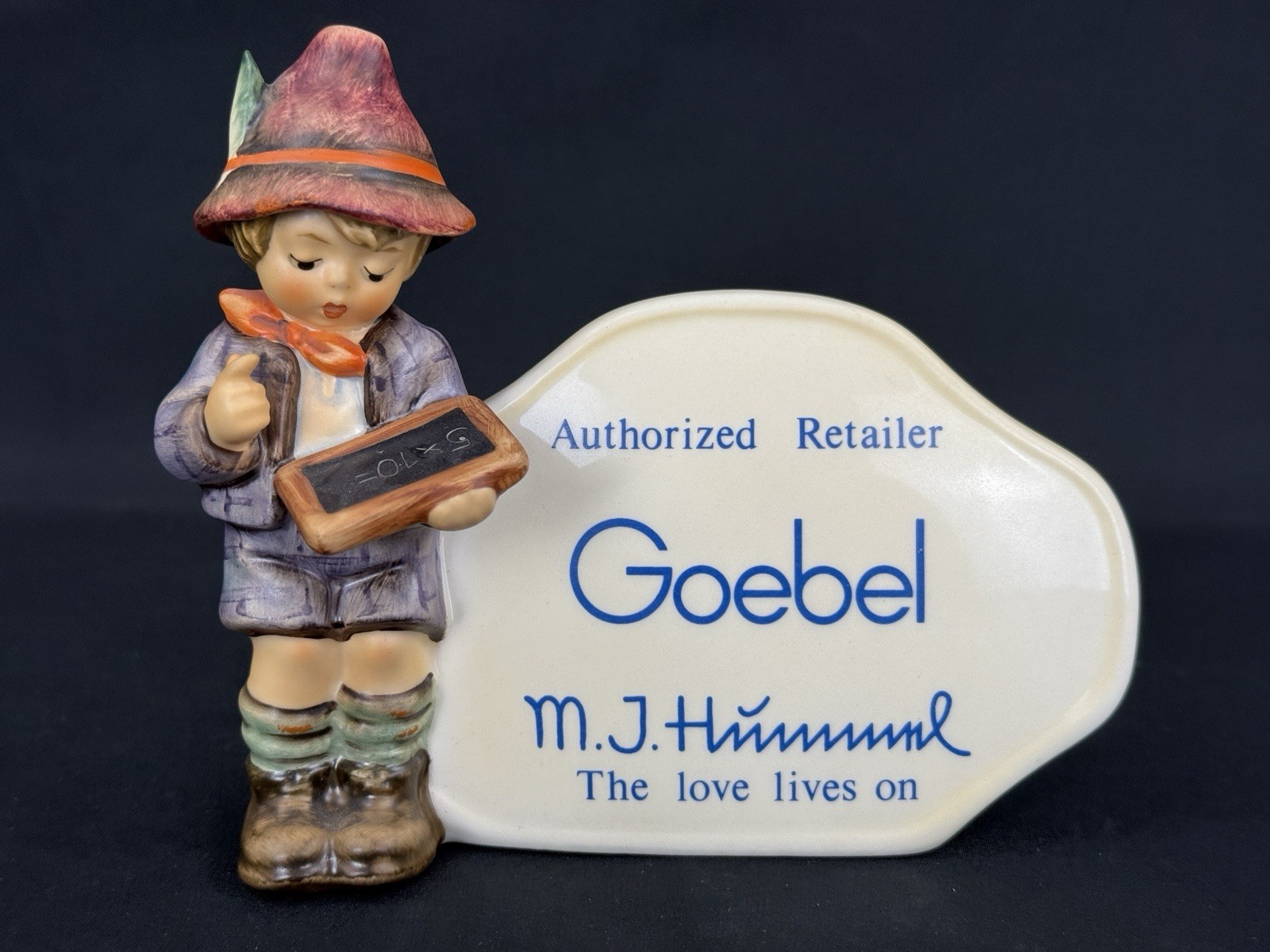 Goebel Hummel The Tally Dealer Plaque 460 No Crazing Mint 