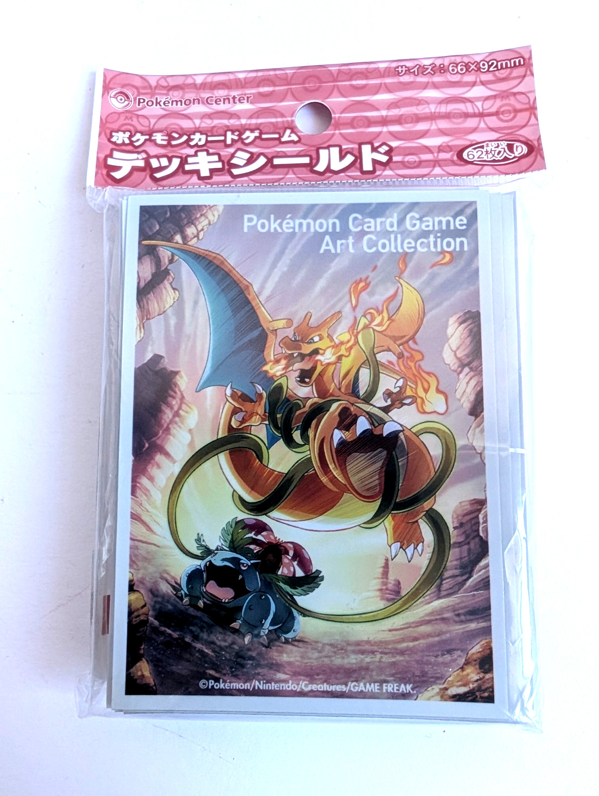 Pokemon Card Game Art Collection Charizard Venusaur Art Sleeves x62 2016