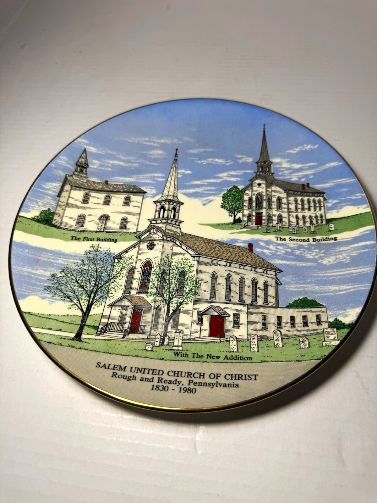 Vintage World Wide Art Studios Salem United Church of Christ Rough and Ready PA