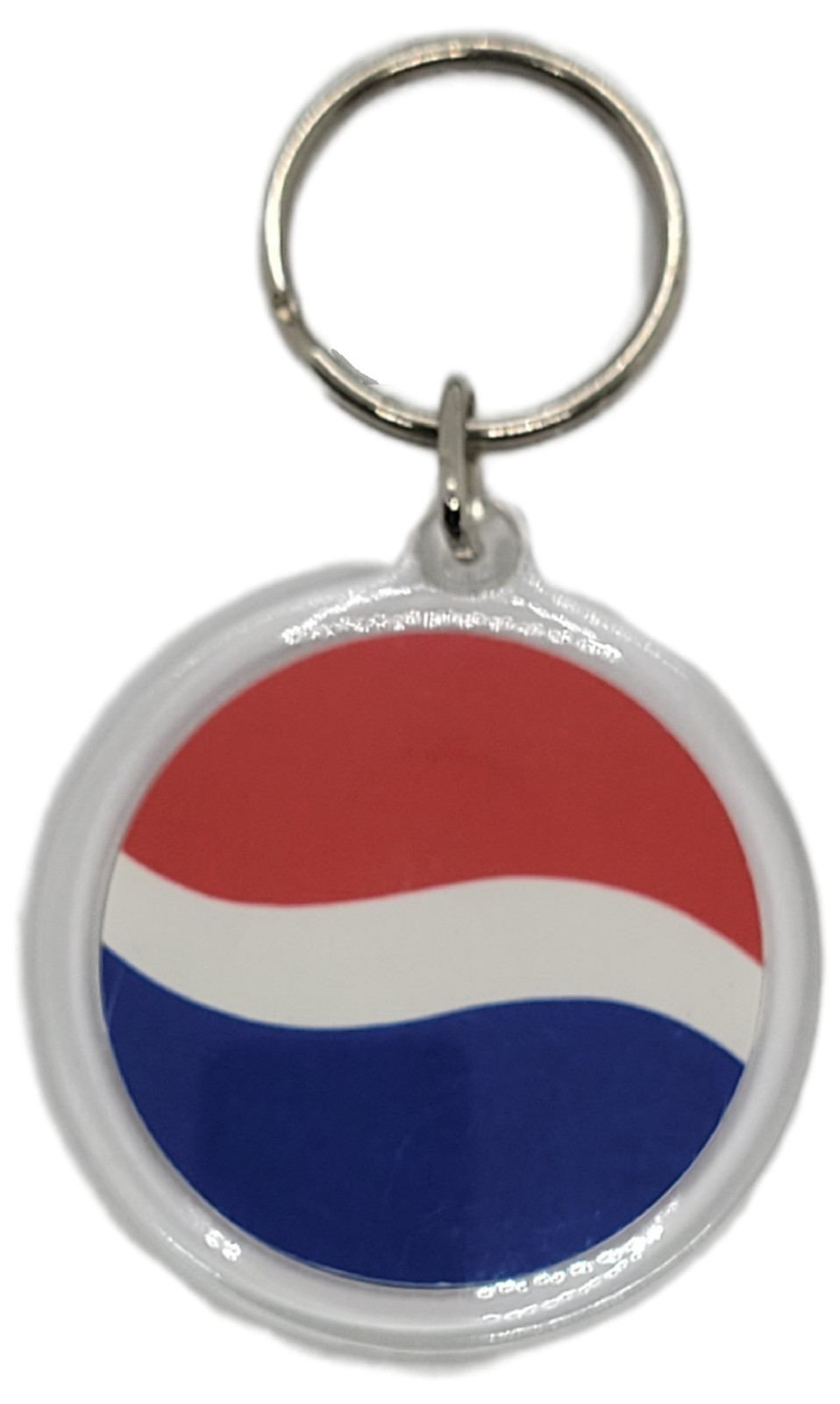 Pepsi Wave Keychain - Vintage Collectible 2-Inch Pepsi Merchandise 