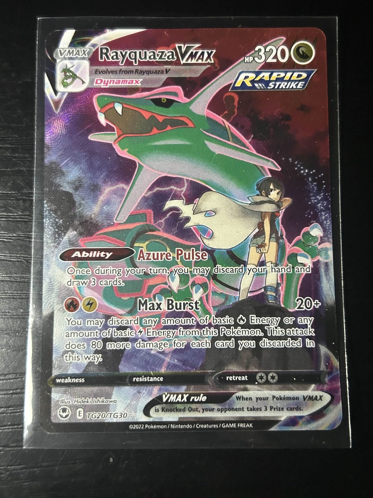 Rayquaza VMax TG20/TG30 Pokemon SWSH Silver Tempest Trainer Gallery READ