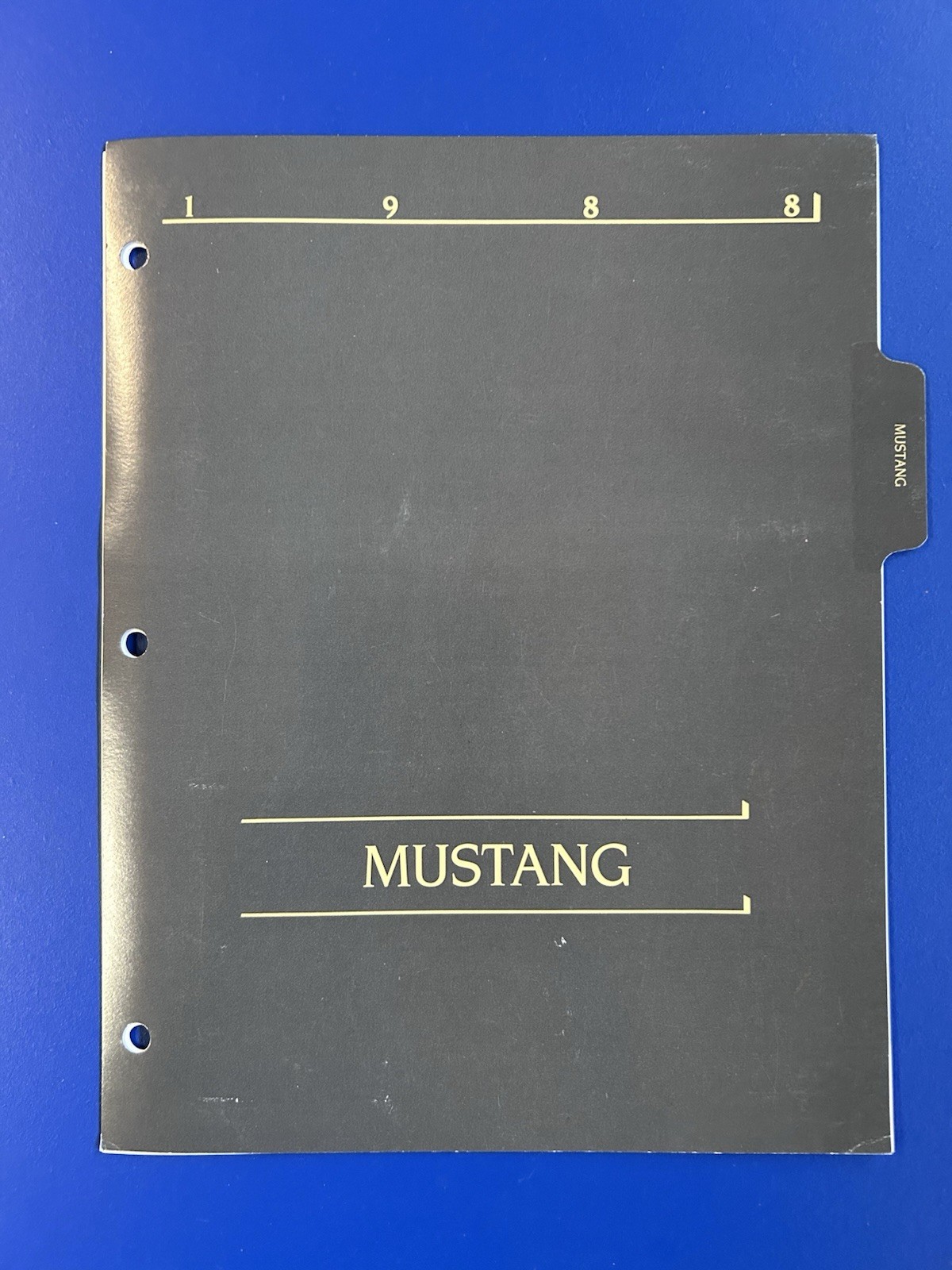Rare 1988 Ford Mustang Sales Source Book Brochure Dealer Literature Sales Manual