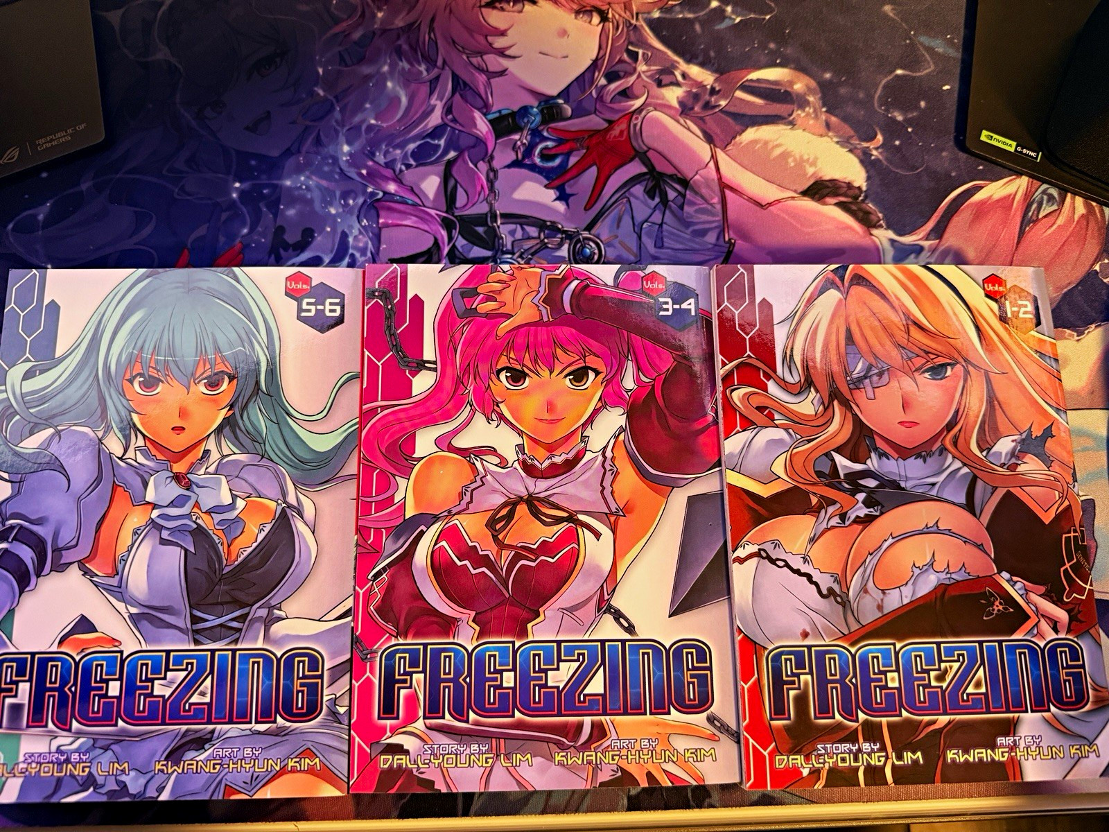 Freezing Manga TPB Lot Vol 1-6 (3) English Seven Seas Lim & Kim OOP Rare Omnibus