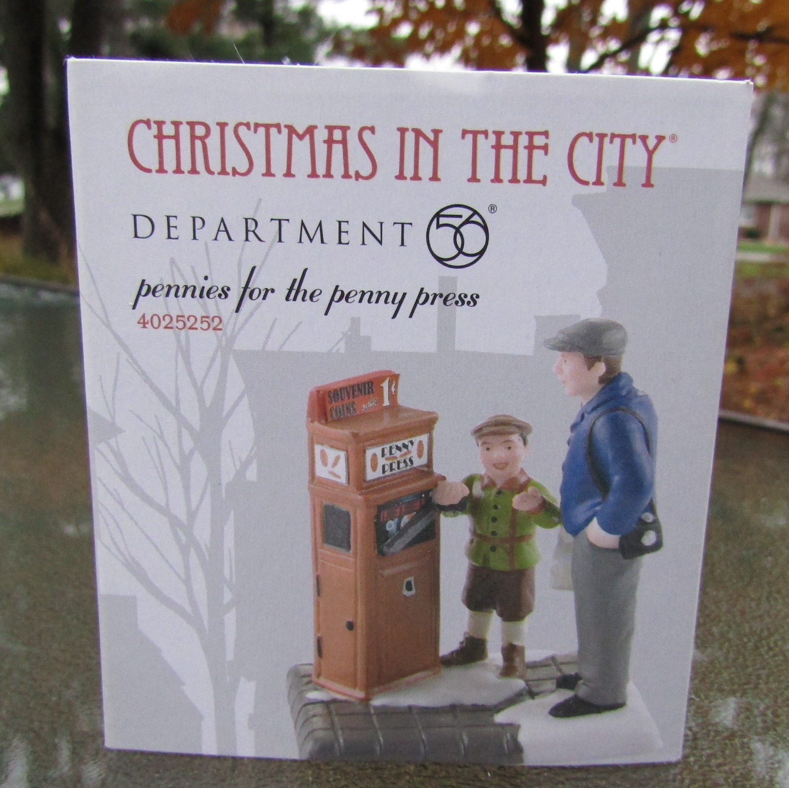 2012 Department Christmas In The City #4025252 PENNIES FOR THE PENNY PRESS Rare