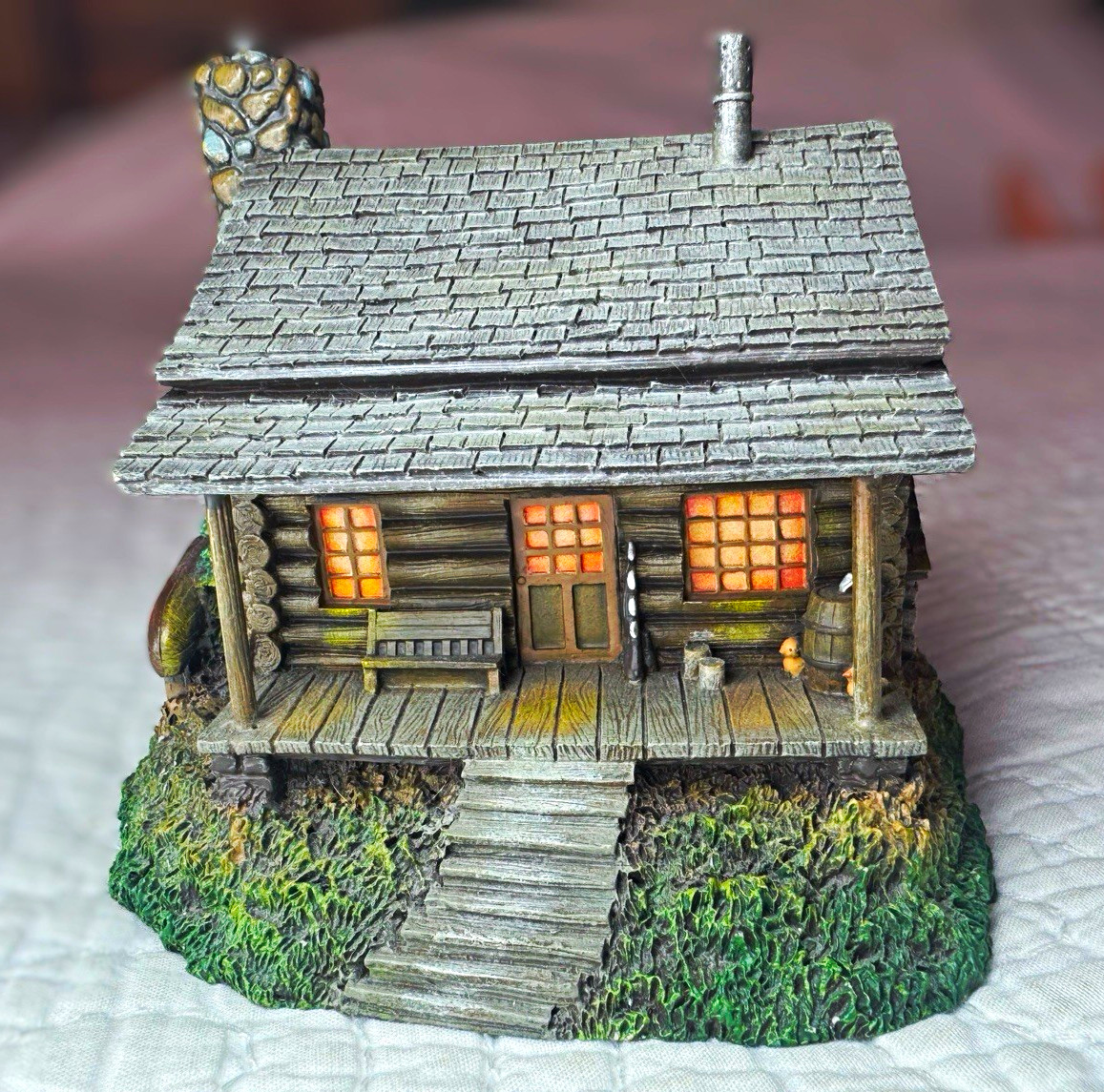 Terry Redlin Golden Retreat Cabin Hadley House 1994 Limited Edition 2084/9500