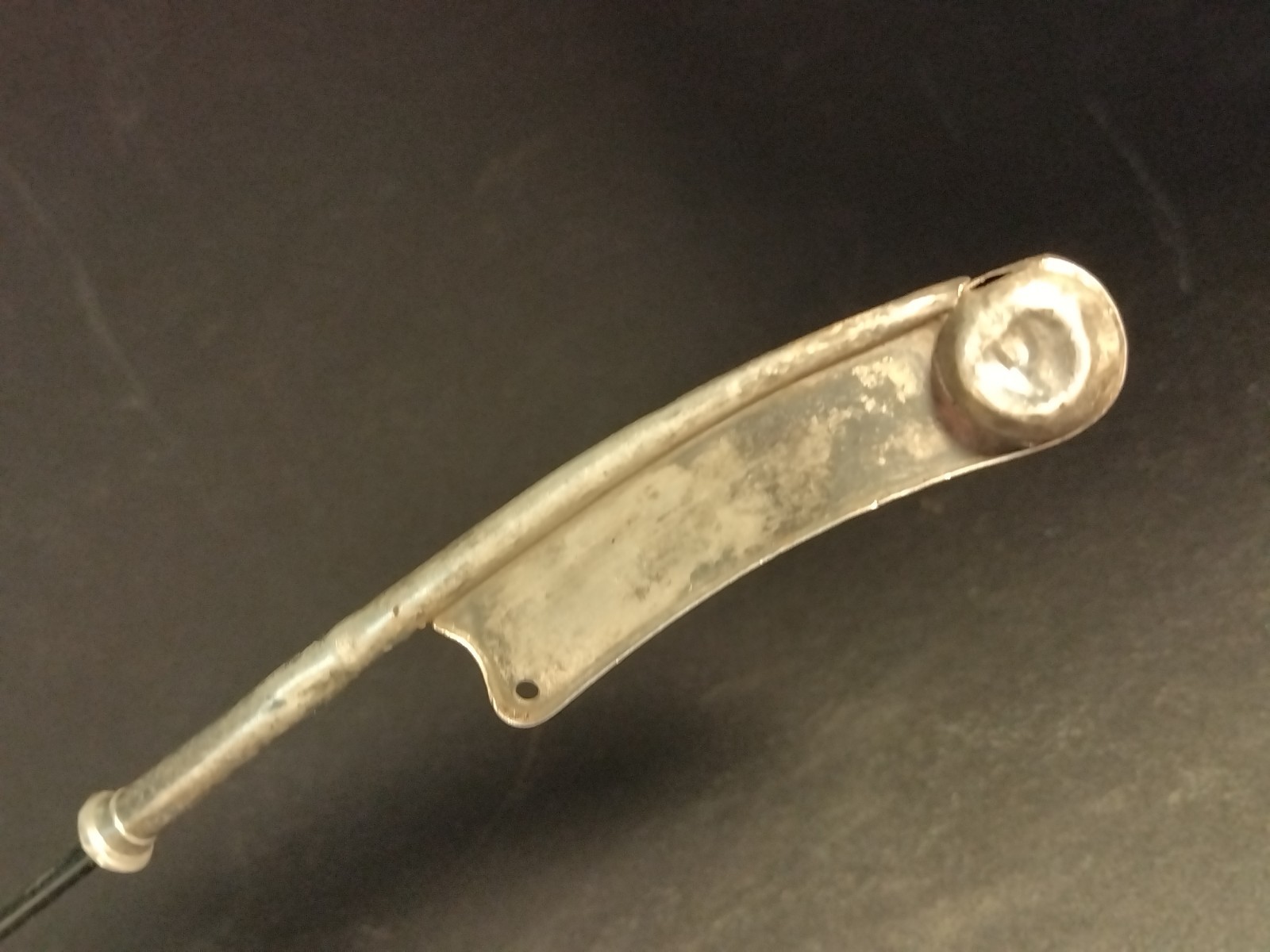 Vintage WWII Sterling Silver Boatswain's Pipe Whistle