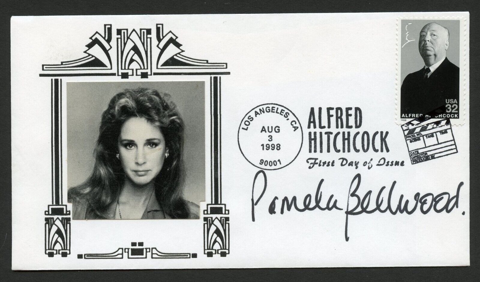 Pamela Bellwood signed autograph auto Actress Dynasty Postal Cover FDC