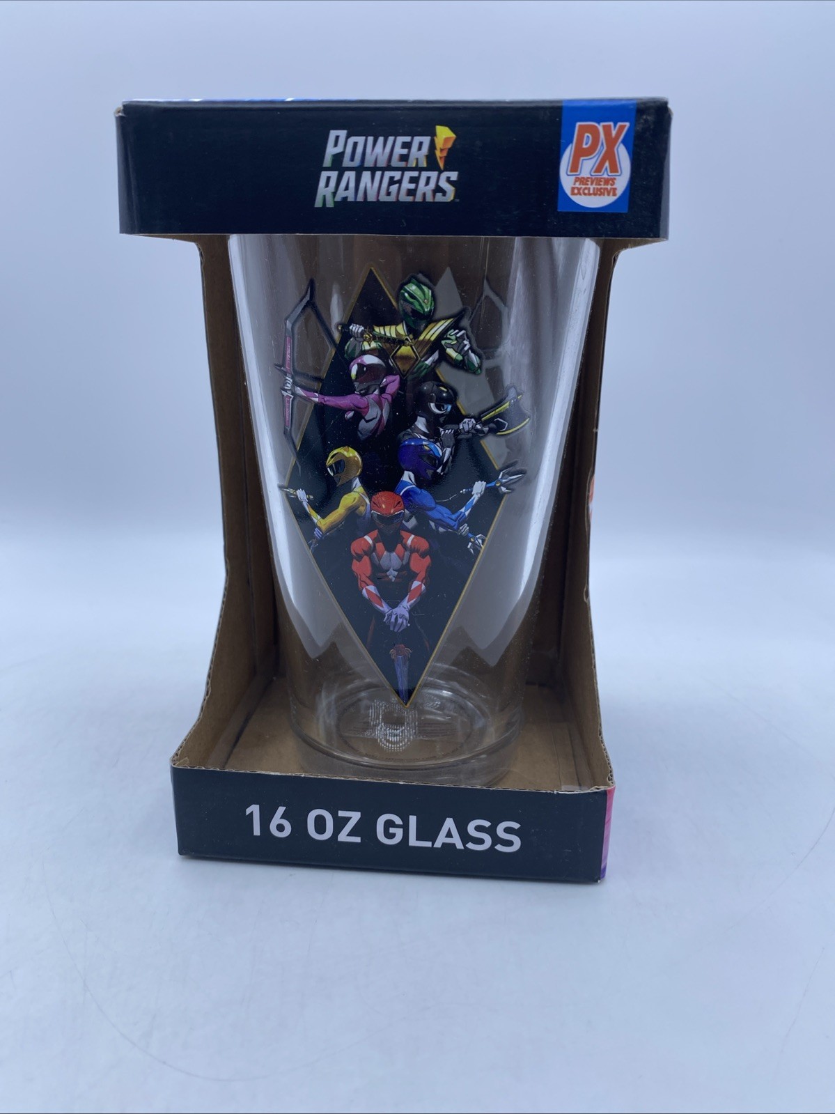 Power Ranger Previews Exclusive 16 oz. Drinking Glass new 2022 Surreal
