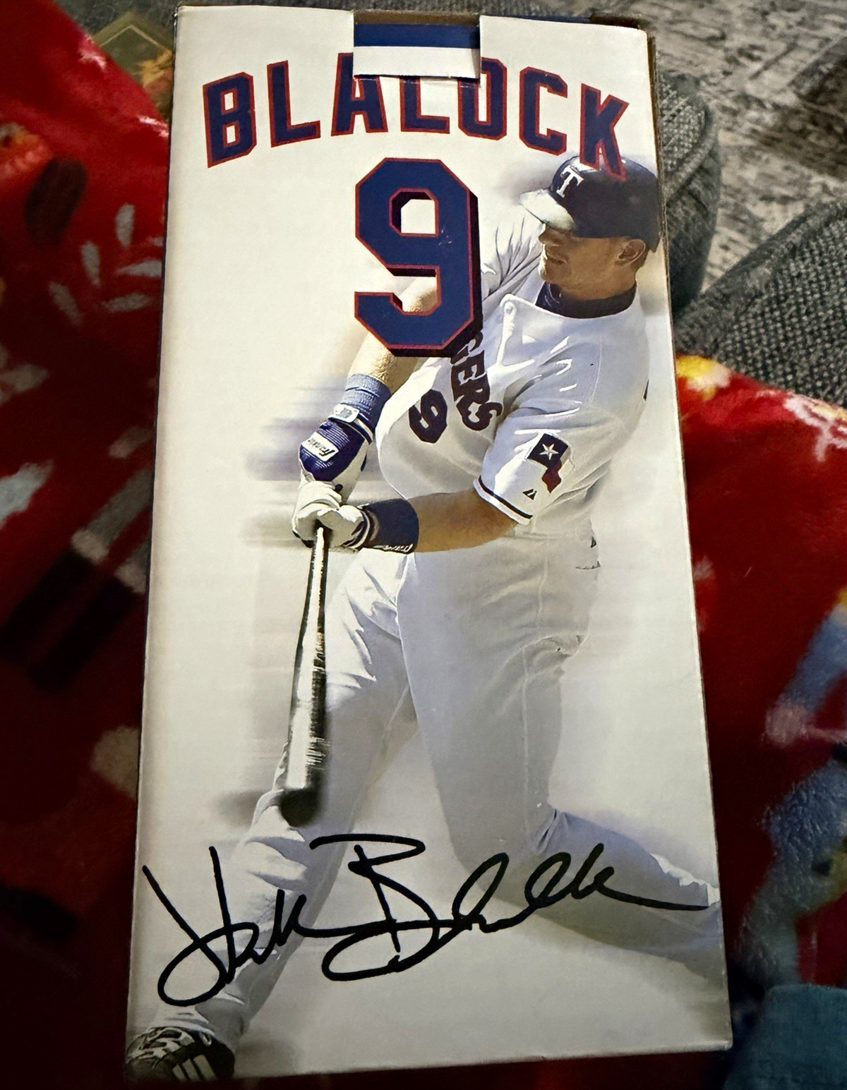 BD&A 2004 Collectors Edition Hank Blalock Texas Rangers Resin Bobblehead w/ Box