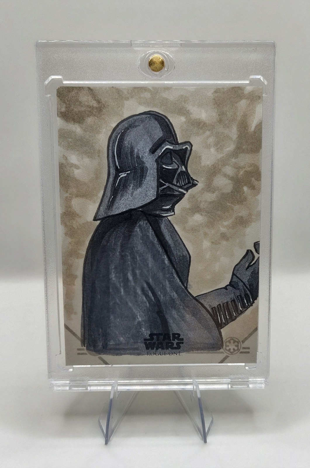 2016 Topps Star Wars Rogue One: Darth Vader 1/1 SKETCH Cathy Razim AUTOGRAPH