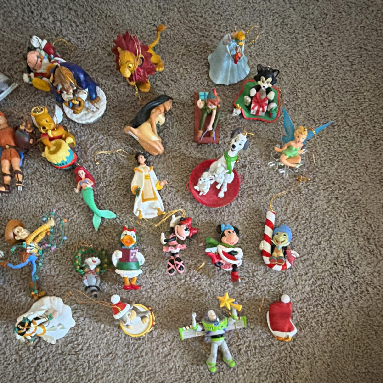 Disney Mixed Lot Character Figurines, Mini Figures & Ornaments Assorted