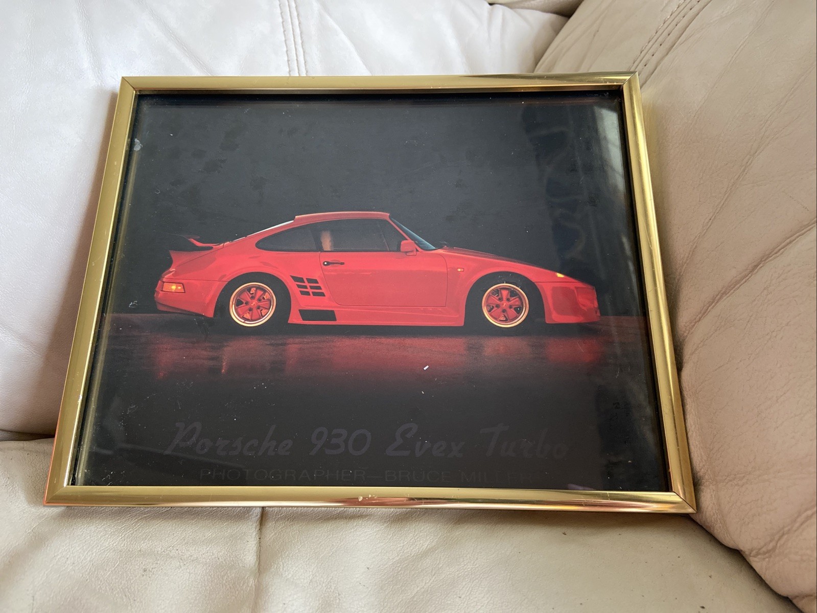 Vintage Porsche 930 Evex Turbo Portrait Poster