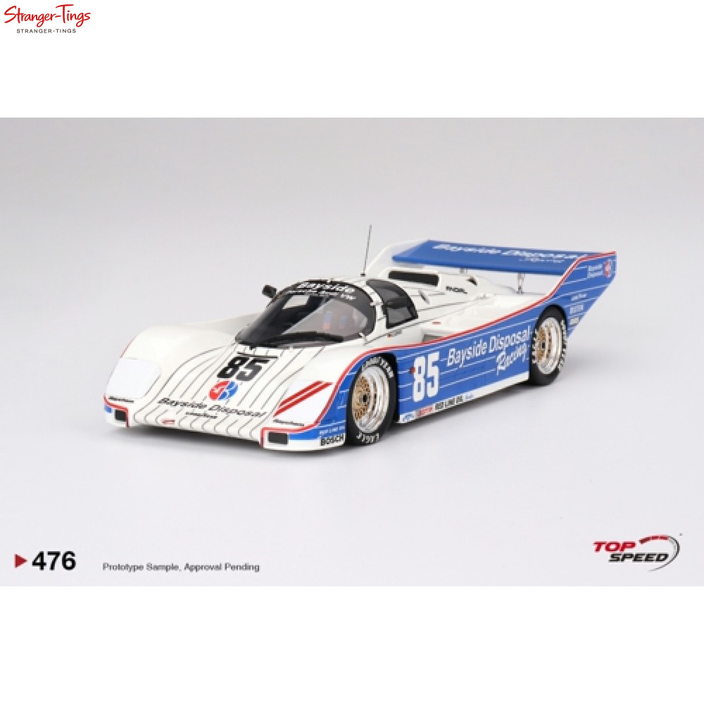 Top Speed 476 - 1/18 Porsche 962 NO.85 Bayside DISPOSAL1987 Imsa Leguna Seca 300