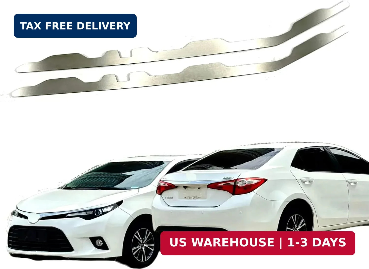 Front Bumper Repair Metal Plate For Toyota Corolla 2019-2024