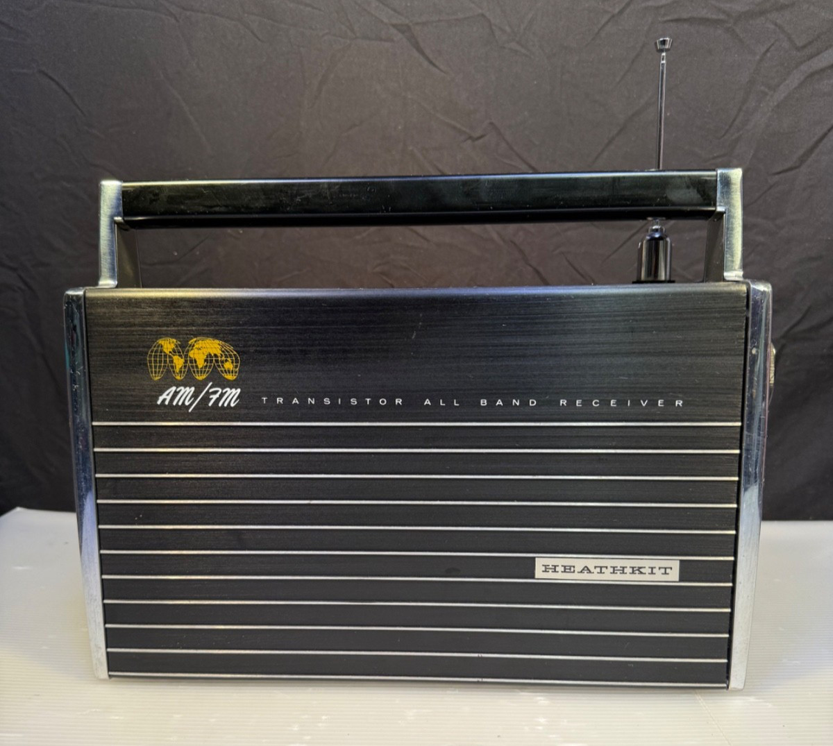 VINTAGE RARE Heathkit GR-43 10 Band AM/FM/SW 16 Transistor Portable WORKS