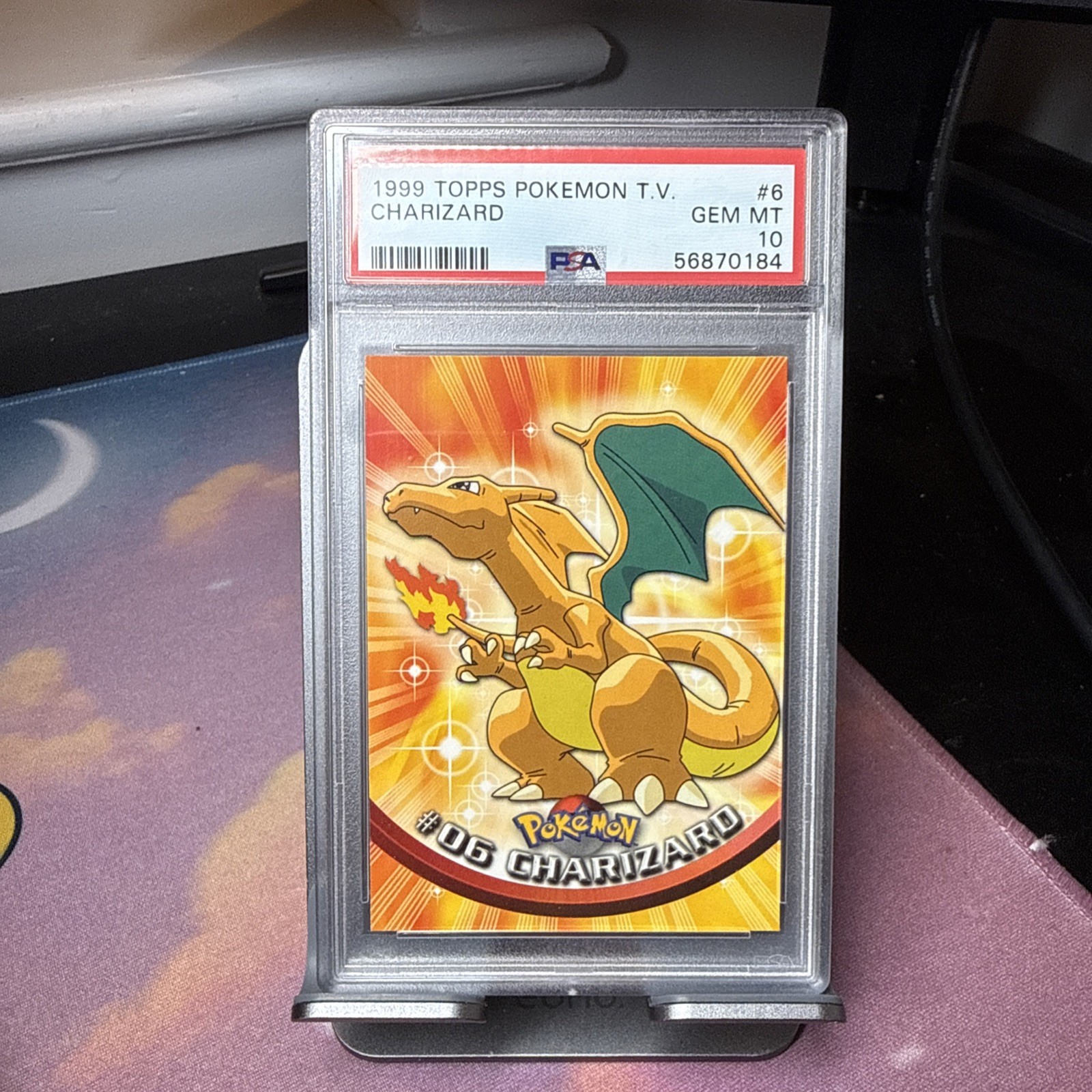 Pokemon Charizard Topps Pokemon TV 6 PSA 10 🔥LOW POP🔥 