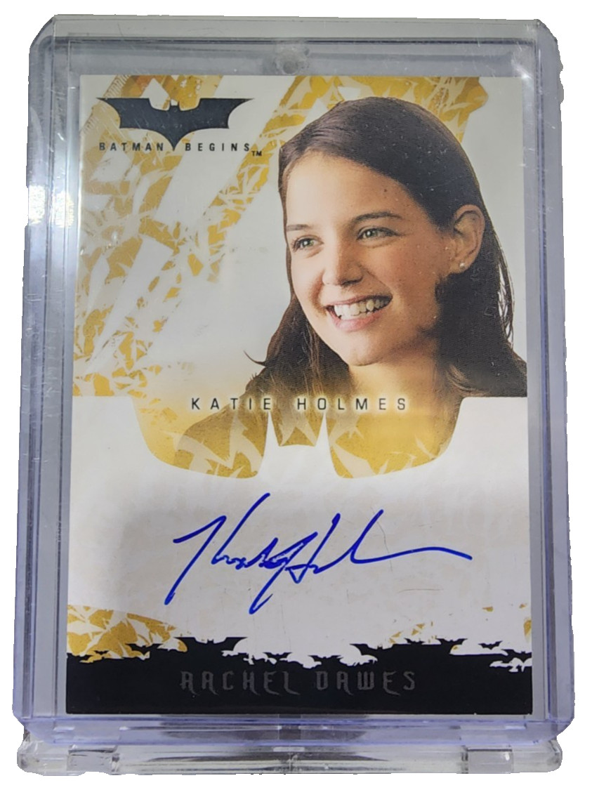 Katie Holmes Topps Batman Begins Movie Autograph card Rachel Dawes