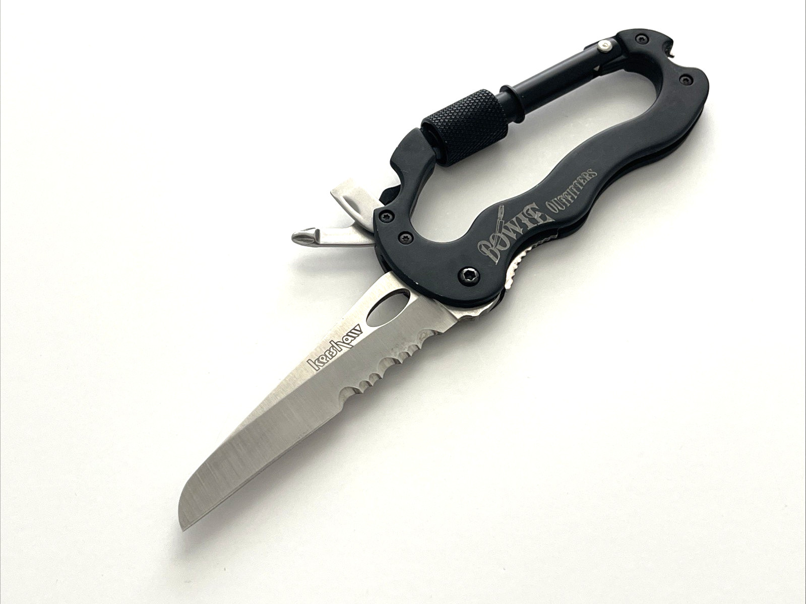 Kershaw 1004 Carabiner Tool Folding Pocket Knife Japan Early Production