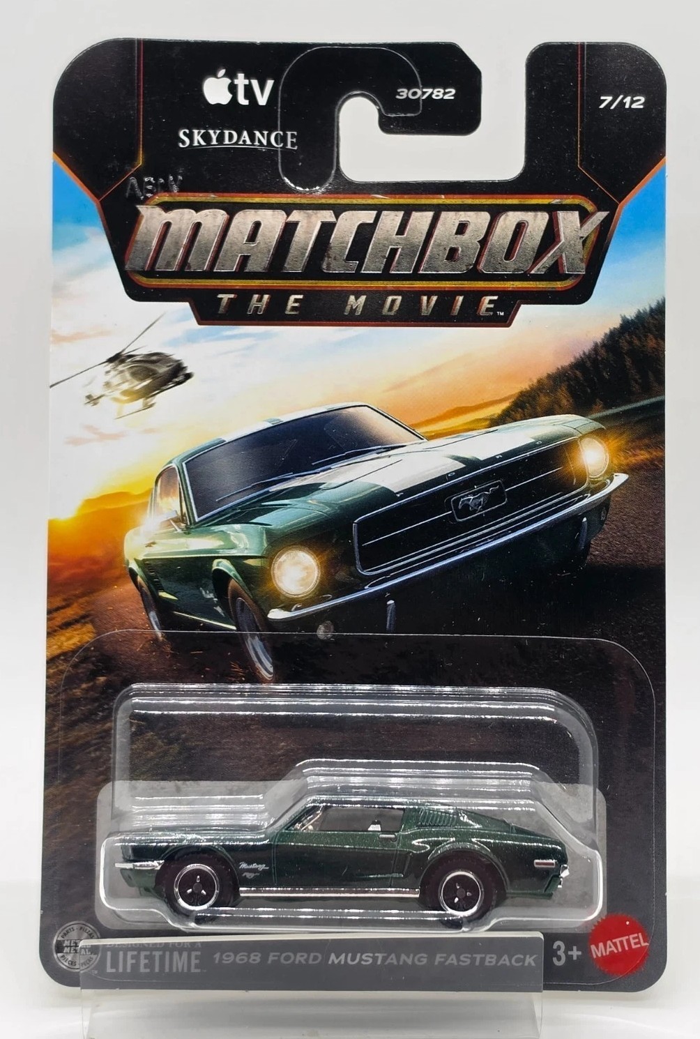 2026 Matchbox The Movie 1968 Ford Mustang Fastback Highland Green 7/12