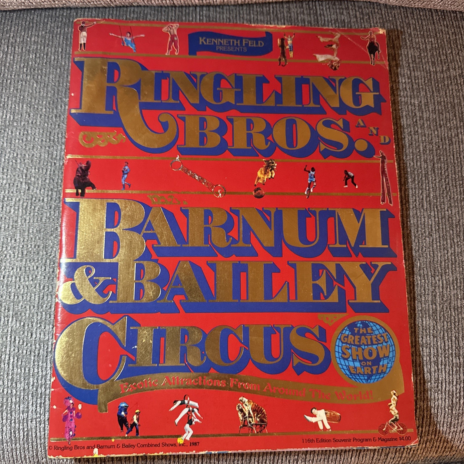 Ringling Bros. & Barnum & Bailey Circus 1987 Program