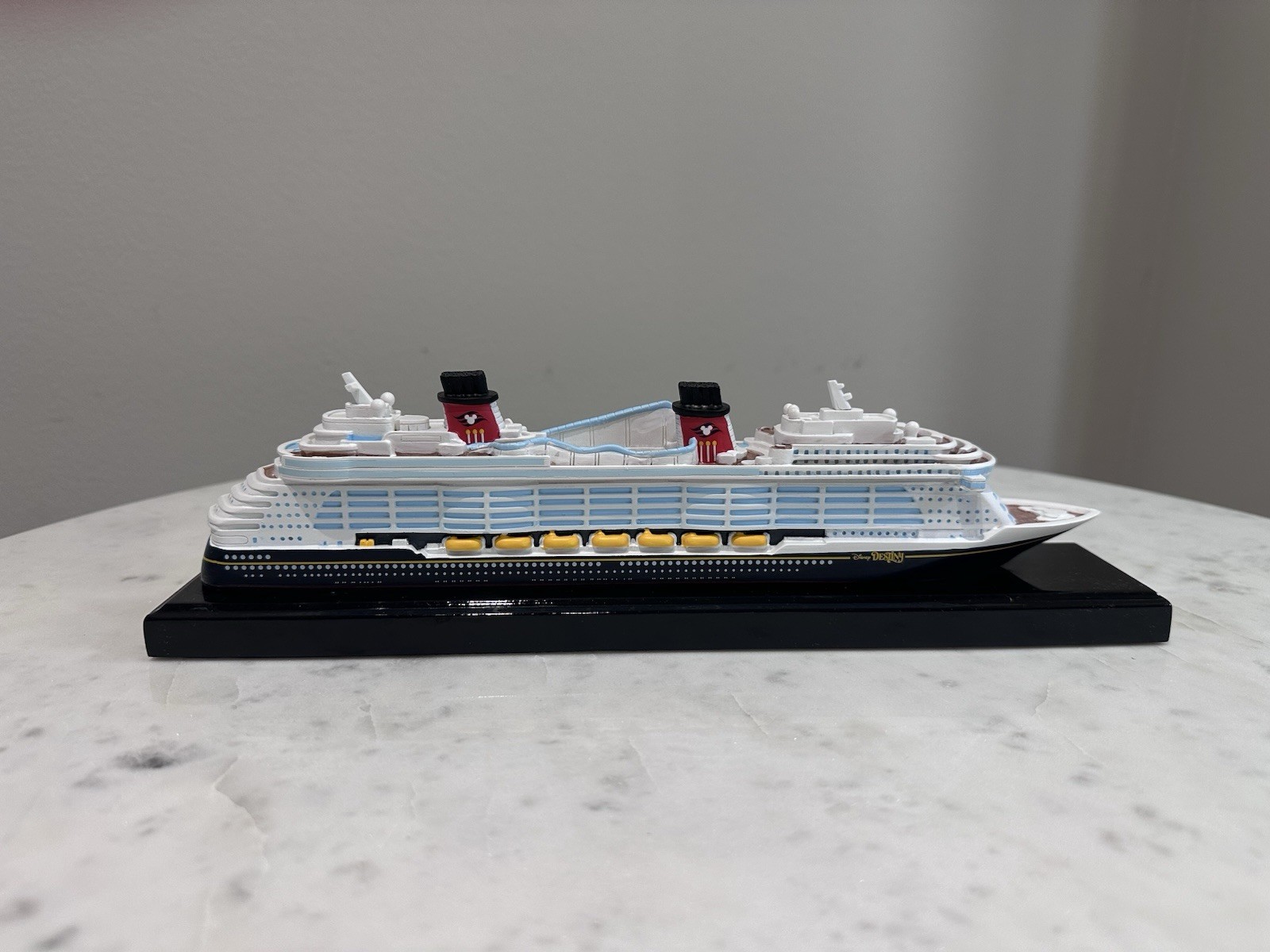 NIB Authentic New DCL DESTINY 13 inch Model Ship 3D Figurine Disney Cruise Line