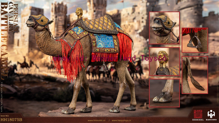 HHMODEL x HAOYUTOYS 1/6 Scale HH18075B PERSIAN CAVALRY BATTLE CAMEL Figure Model