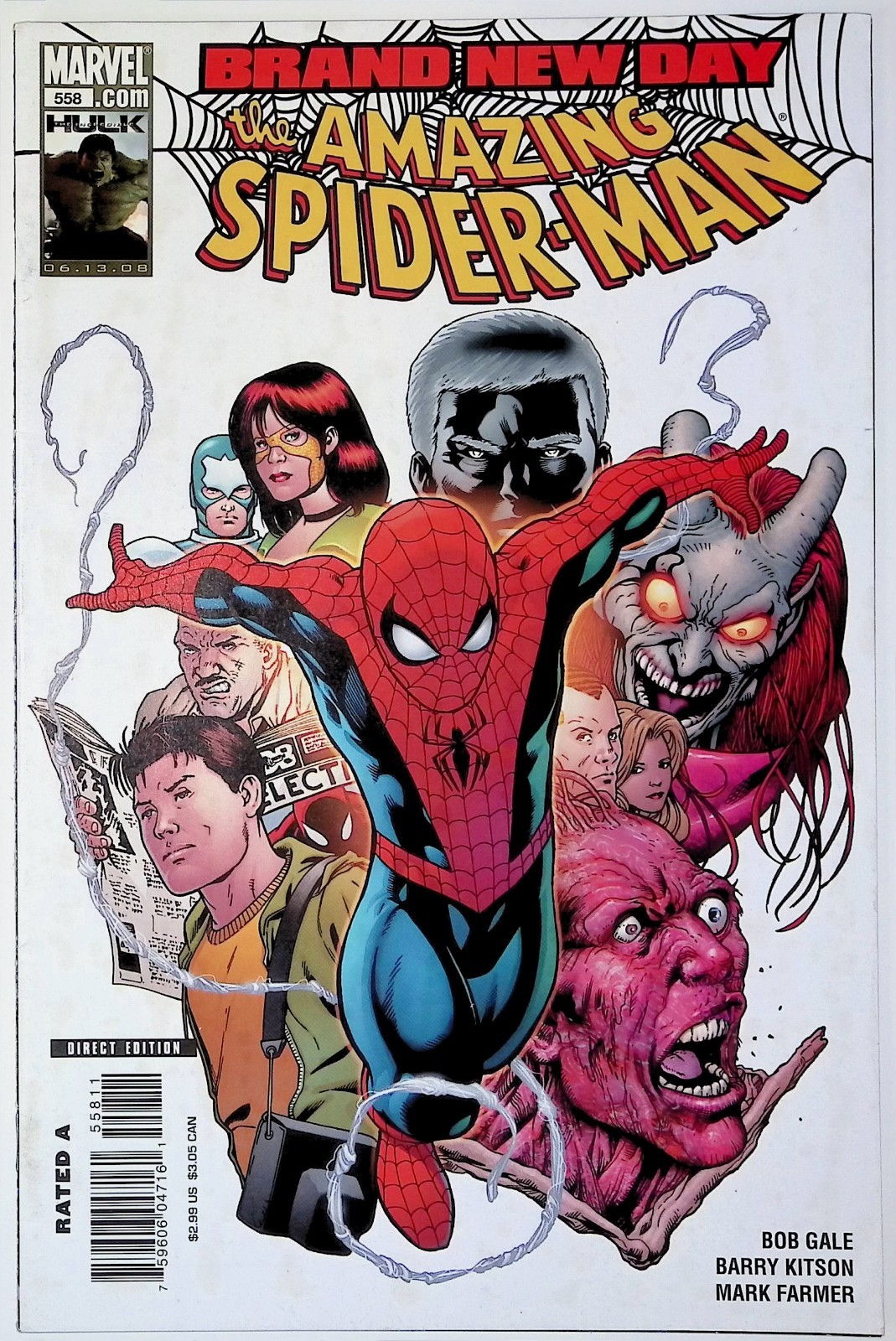 Amazing Spider-Man Brand New Day vol.1 #558 2008  Marvel Comic