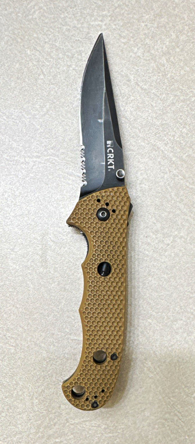 ⭐️ CRKT Hammond Cruiser Assisted Pocketknife Combo Edge Liner Tactical Urban EDC