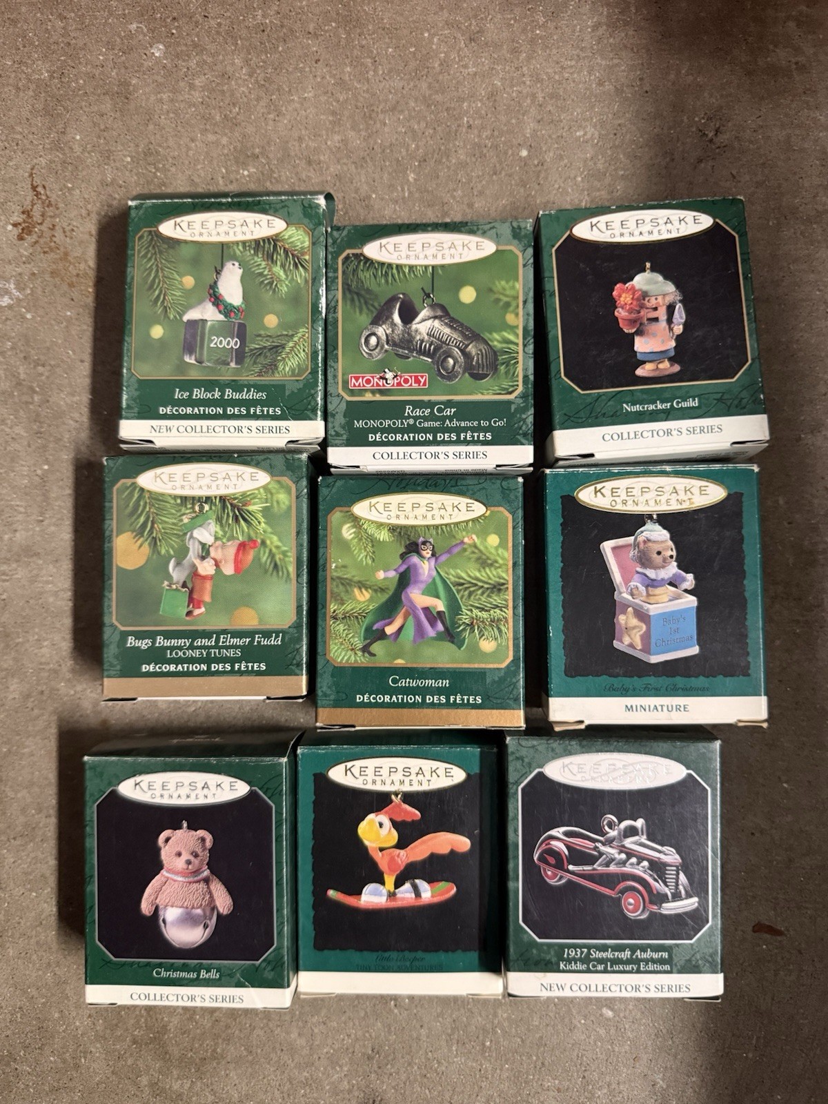 Hallmark Miniature Ornaments Mystery Lot - 10 Ornaments