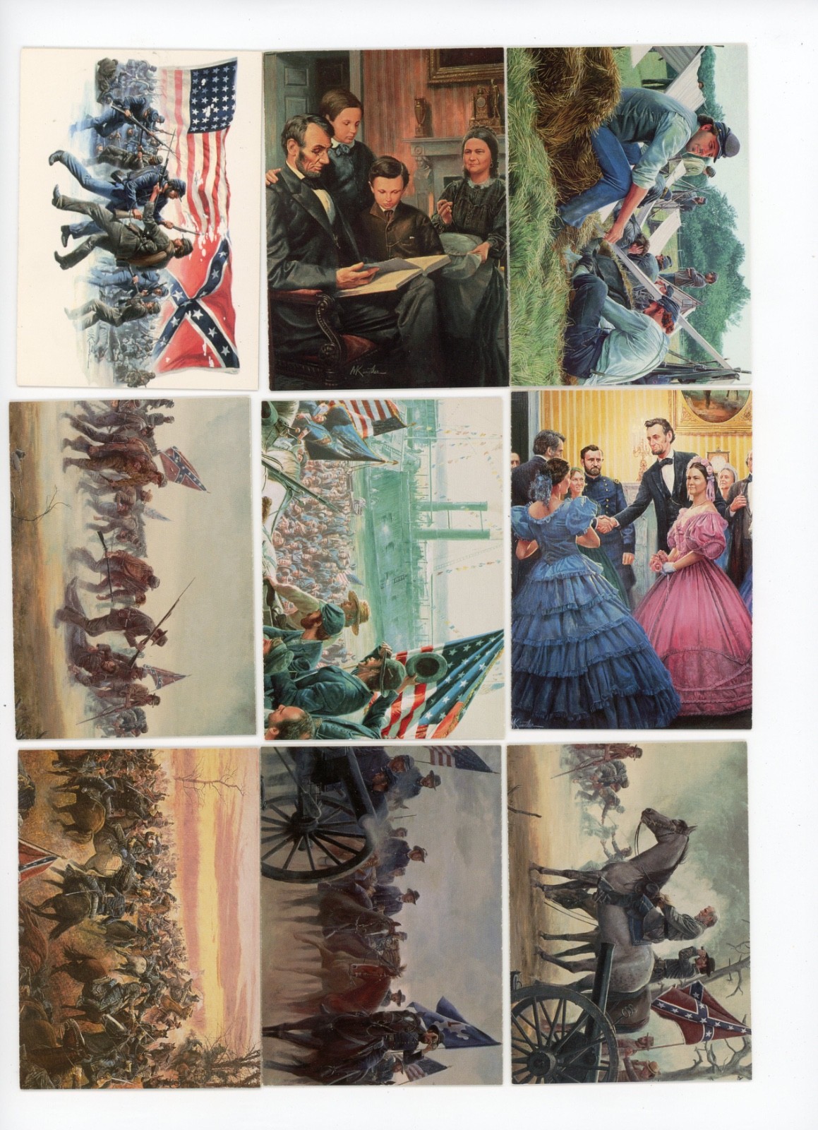 MORT KUNSTLER CIVIL WAR BLUE & GRAY - TRADING CARDS You Pick Complete your set