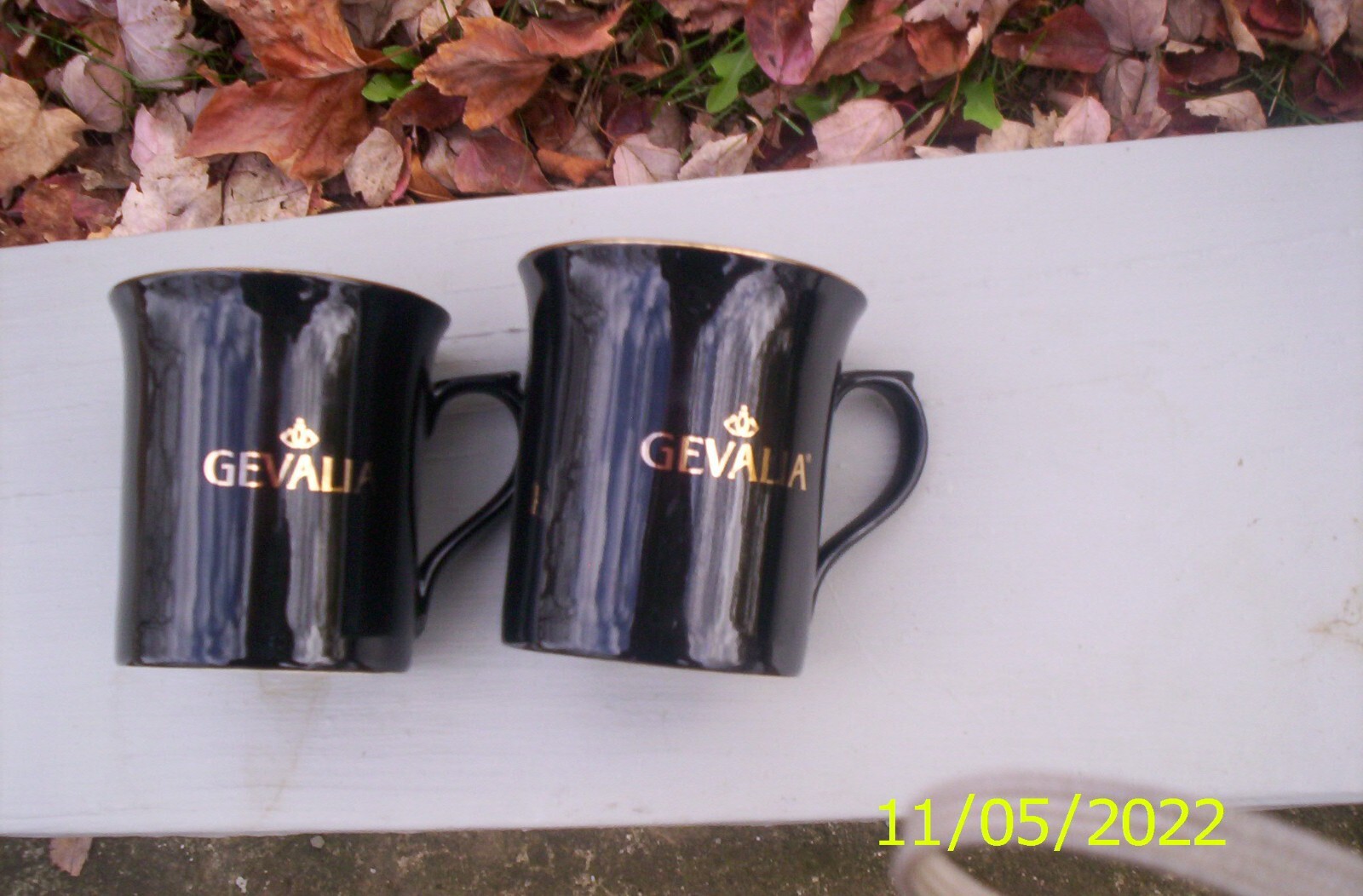 Pair of Gevalia Promotional 8 oz. Coffee Mugs originals